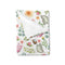 Spring Garden Floral Butterflies Bees Baby Blanket, Colorful Flowers Eucalyptus Leaves Swaddle Wraps 30x40