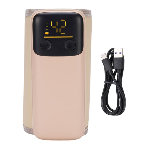 TARSHYRY 6 Settings 6000mAH Baby Bottle Warmer, Portable Fast Milk Warmer with LCD Screen Temp Battery, for Breastmilk