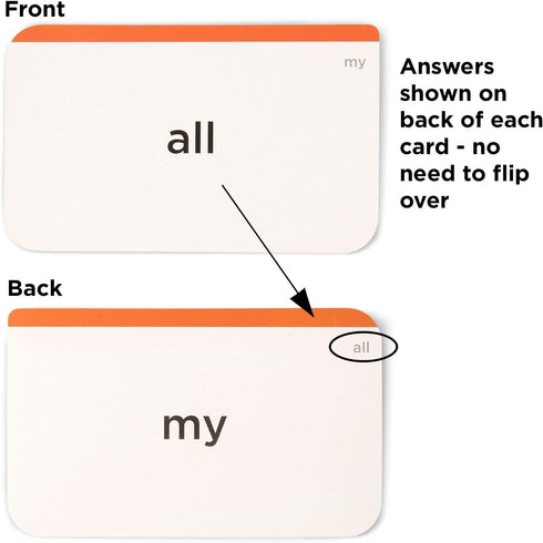Think Tank Scholar Pre-K Sight Words Flash Cards, 100+ Dolch & Fry Sight Words for Toddlers