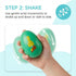Menzcci 8 Pack Easter Plastic Shake Eggs Percussion Musical Maracas Easter Egg Shakers for Kids Toddlers Easter Basket