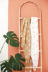 100% Set| Miaoberry Organic Cotton Baby Muslin Swaddle Blanket Golden Boho Sunrays| Gender Neutral for Boys