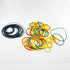 URIMPAVIDO 100PCS (100PCS Pulley Belts Engine Drive Belt Rubber Transmission Belt for RC Car Robot DIY Model Toy