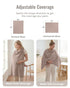 4-in-1 Blissful Diary Muslin Multi-Use Cloth - Privacy Nursing Cover, Swaddle Blanket, Car Seat Cover, Burp Cloth