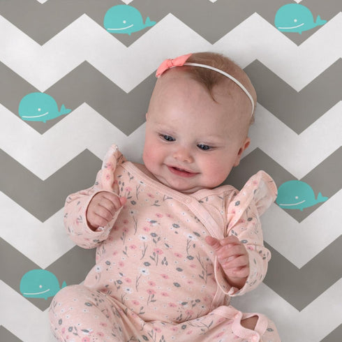 Pack 2 Pack 38x26 Cozy Pack Stretchy and Play Fitted Sheets: Mini Crib Sheets - Soft Material - Fits Most Playards