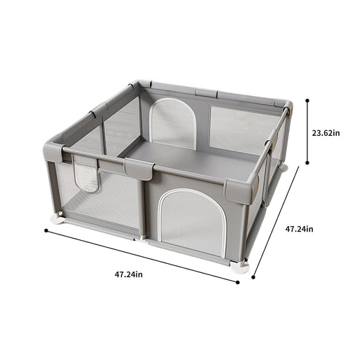Nawahev 47 47 Inch, Baby Playpen x Large Playpen for Babies and Toddlers, Indoor & Outdoor Baby Fence Play Yard