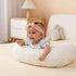 Nursing Pillow Cover, Plush Dot Breastfeeding Pillow Cases Slipcover Pillow Sham (Beige)