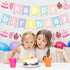 Baking Theme Macaroon Color Happy Birthday Bunting Garland Banner for Little Bakers Kids Birthday Party Supplies
