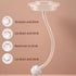 12+ Pink/3Pack/9oz Oberni Baby Bottles, Weighted Straw Toddler Milk Bottles with Non-Slip Handle, Size + Variable Fast