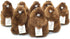 Llama Stuffed Animal, 9 Inch Cute Soft Cuddly Alpaca Plush Toy, Handcrafted Real Alpaka Natural Fur, Brown
