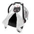 Hcpwzrf Adorable Cat Baby Car Seat Cover & Nursing Cover - Breathable Stretch