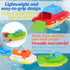 Toyland Pack 4 3 of Floating Boats - Cargo Ship, Cruise Liner, Fishing Boat & Container Ship - Bathtub, Pool, and Water