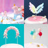 MOVINPE Unicorn Cake Topper, Magic Unicorns Sculpture, Birthday Decoration for Girl Kid Women Party