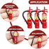 Totority Mini Fire Extinguisher 3pcs Set - Metal Outdoor Decor, Dollhouse Miniatures, Squirt Toy for Micro Landscape