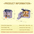 (D032) CUTEROOM Dollhouse Miniature with Furniture, DIY Wooden Dollhouse Kit Plus LED Lights, Creative Room