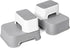 2 (2 Packs),Toddler Step Stool for Kids Stool for Bathroom Sink,Potty Training,Toilet Stool, Slip Resistant(Grey)