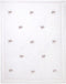 Lambs & Ivy Signature Elephant Creamy White Linen Embroidered Baby Crib Quilt