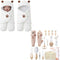 Lilian&Gema Swaddles for Newborns and Baby Healthcare and Grooming Kit