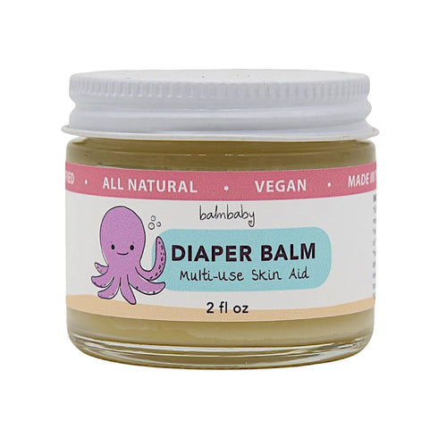 Diaper Balm by Balm Baby Natural Organic Diaper Rash Cream & Multipurpose