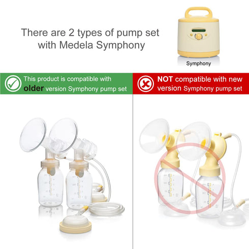 Maymom Membranes for Medela Breastpumps, 16pc, Suitable for Lactina, Manual Freestyle, Symphony, Swing, Pump in Style