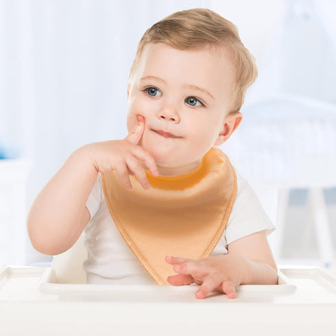 Baby Bandana Drool Bibs - Soft Absorbent Cotton Bibs for Boys, Girls, Unisex 4/8/10 Pack