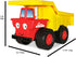 100% 11.25" 6.5" 7.25" 3+ The Big Dig Dump Truck | Made of Recycled Plastic | Long x Wide x Tall | Red and Yellow |