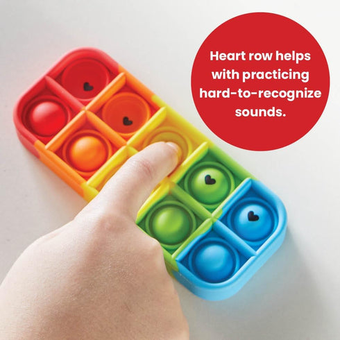 hand2mind Elkonin Box Sensory Bubble Poppers, Phonemic Awareness, Phonics Manipulatives, Science of Reading Classroom