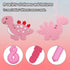 Chew Necklace for Sensory Kids Girls, 5 Pack Chewy Necklace Sensory Chew Toys for Autistic Children or Adults with ADHD, SPD, Anxiety, Silicone Pink Dinosaur Stim Toy - BPA Free