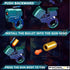 FXCOOLCT Adult Fidget Toys for Stress Relief EDC Alloy Finger Toy Pistol Decompression Launcher Model Ring for Anxiety