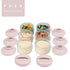 2 Pack, Termichy Stackable Formula Dispenser Portable Milk Powder Container, Light Pink