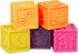 B. toys Baby Blocks, Stacking & Building Toys for Babies, 10 Soft Educational Blocks for Ages 6+