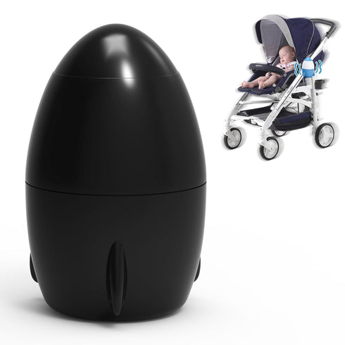 TUWEIPAIKE Portable Stroller Rocker, Baby Vibrating Soother with 5 Speed Settings and 40-Minute