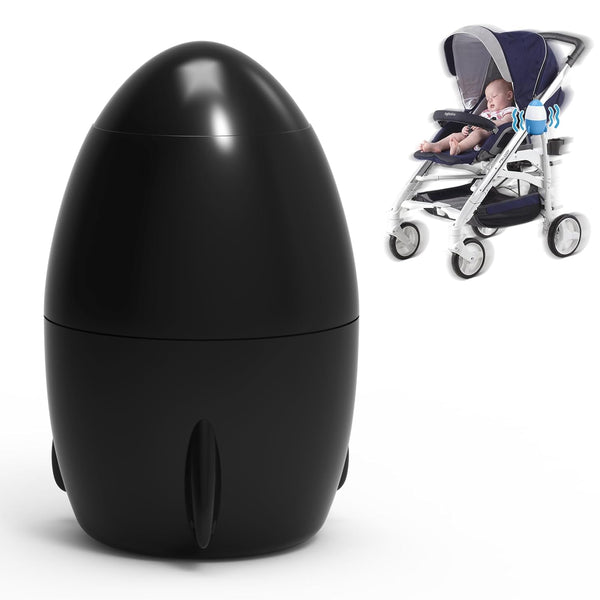 TUWEIPAIKE Portable Stroller Rocker, Baby Vibrating Soother with 5 Speed Settings and 40-Minute