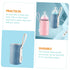 TIDTALEO Portable USB Bottle Warmer Sleeve with Intelligent Temperature Control and Timer Thermally Insulated Milk