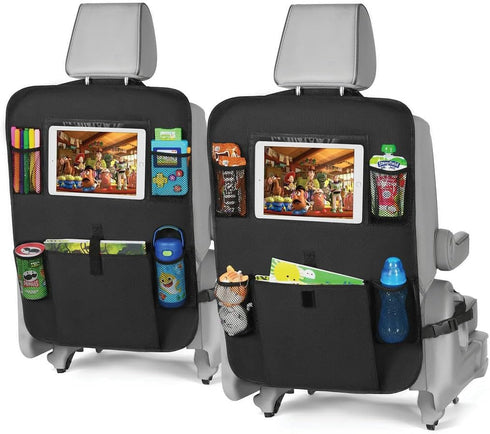 lebogner Back Seat Cover for Kids + 6 Pocket Storage Organizer, 2