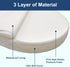 20" 33" 2'' Baby Bassinet Mattress, Breathable, Premium Foam, Hypoallergenic, Non-Toxic, Oval Shaped with Removal