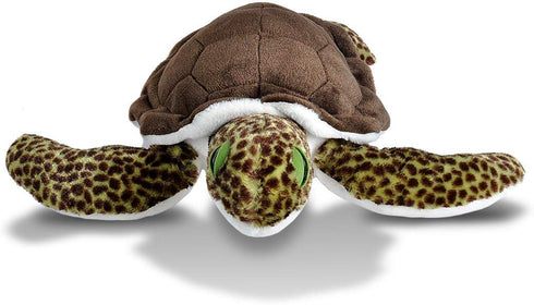 12 Inches Wild Republic Sea Turtle Plush, Stuffed Animal, Plush Toy, Gifts for Kids, Cuddlekins , Green