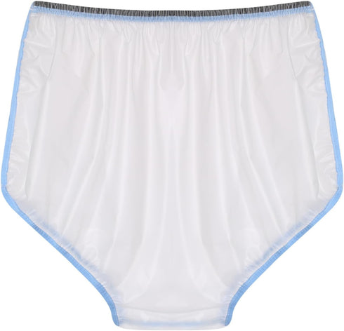 Jhaoyu Unisex Washable Diaper Covers Underpants Reusable Plastic Leak-Resistant Underwear Briefs
