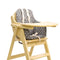 Messy Me High Chair Cushion for Wooden High Chairs - Fully Wipe Clean Seat Pad to Keep Baby Comfortable