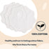 Bamery Baby Bandana Bibs, White Cotton Drool Bibs for Teething and Drooling, Absorbent for Boy Girl
