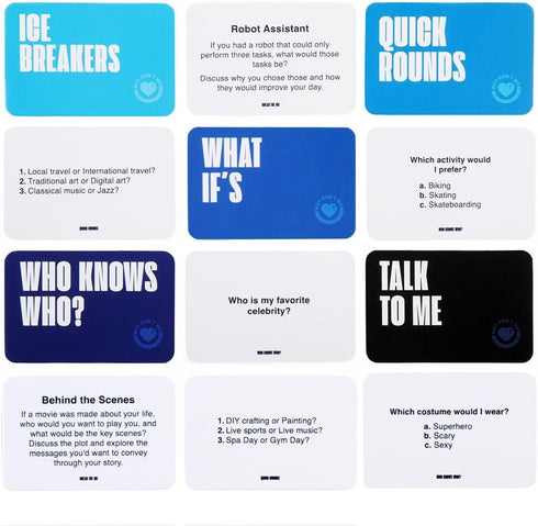 Why Don't We Talk for Hours - 240 Conversation Starters for Couples, Fun Game to Get to Know Each Other