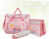 Set Mummy Large Capacity Diaper Bag with Changing Pad Shoulder Strap and Stylish Design for Moms The Car Pattern Bag