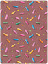 CZXW 52" 28" Sprinkles Colorful Crib Sheets Fitted x Natural Cotton Soft & Breathable for Baby Crib Mattress