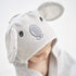 Koala Hooded Baby Bath Wrap for Infants - Elephant Design