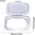 YTRUOYI 5 Pack Packs Countainer Wipe Holder Wipes Flip Lid Reusable Wipe Dispenser Cover Travel Wipes Case for Water