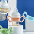 Soft Silicone Handle Feeding Bottle for Newborns - Anti-Colic Grip