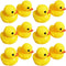 Bath Duck Toys 12 PCS Yellow Rubber Ducks Squeak & Float Ducky Baby Shower Pool Toy for Toddlers Kids