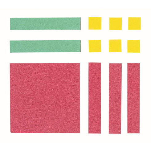 Didax Educational Resources Easyshapes Algebra Tiles (35 Pieces)