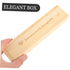 BESTOYARD Decorative Pregnancy Test Keepsake Box Wood Pregnancy Test Storage Case with Lid for Parents Cherish Memories