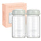 COMI Natural Glass Baby Bottle,Breastmilk Storage Bottle for Fridge,Wide Neck Breast Milk