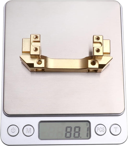 88.1g/pc Heavy Duty Brass Front Bumper with Servo Mount for Traxxas TRX-4 TRX4 1/10 RC Crawler